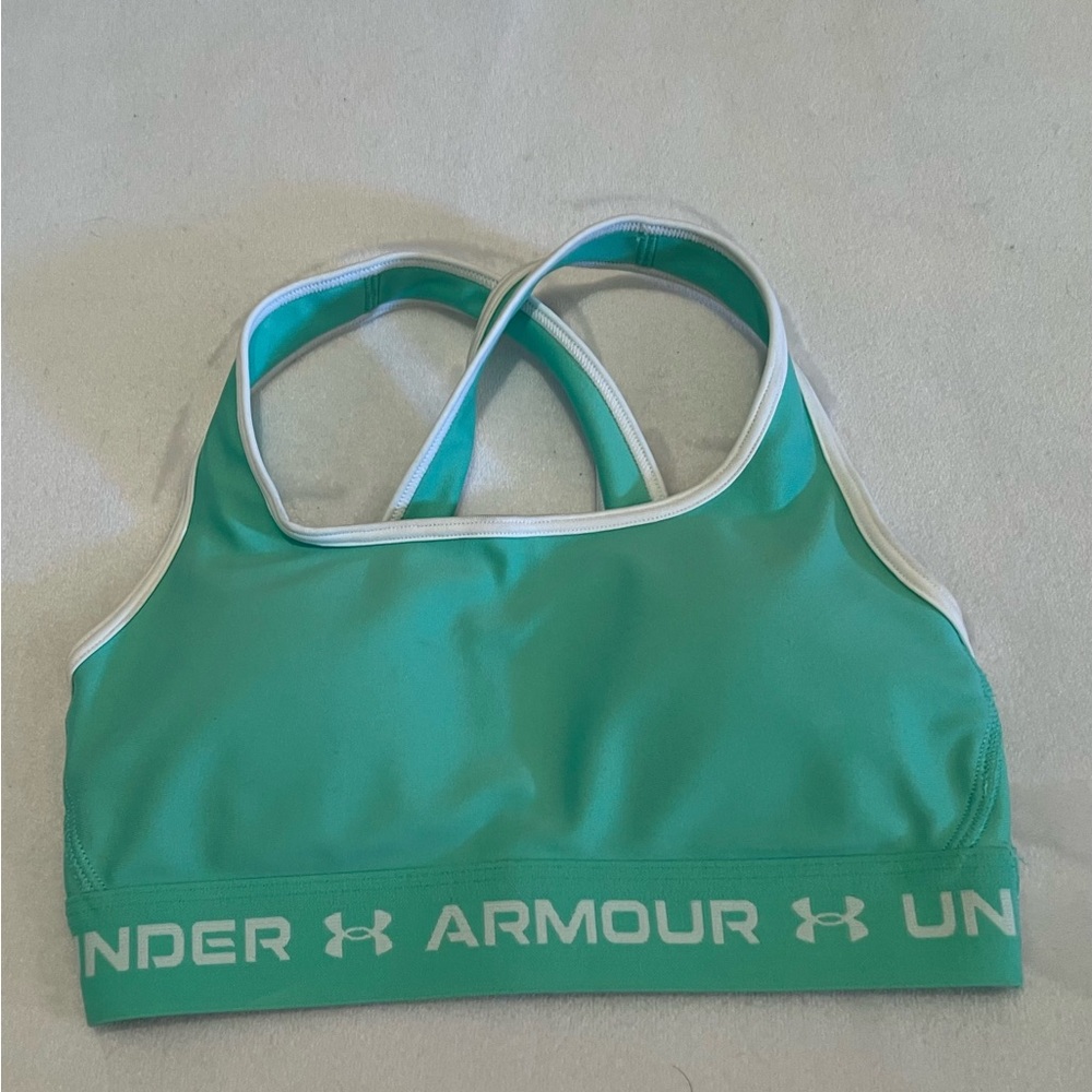 Under Armour Women's Mint Green Sports Bra